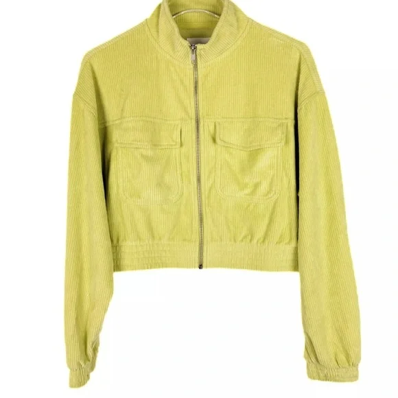 Aerie Groove On Velour Full Zip Cropped Jacket - Picture 4 of 10